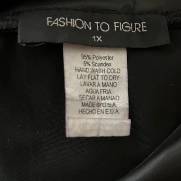 Fashion To Figure Black Pencil Skirt - Picture 4 of 4